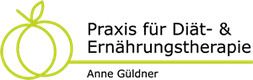 Logo mit stilisiertem grünen Apfel und minimalistischer Schrift darunter. Hintergrund ist neutral.